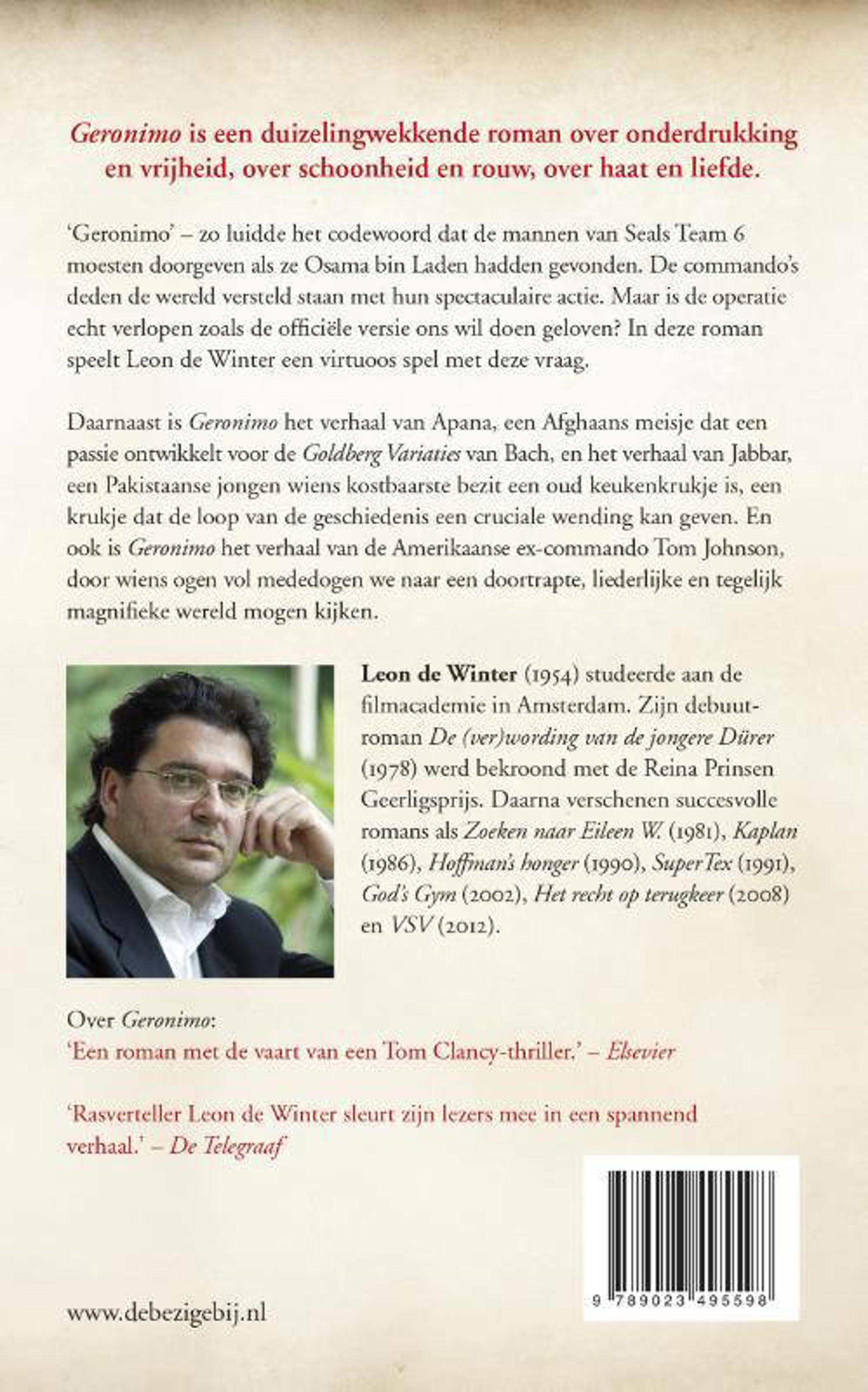 Leon de Winter Geronimo kopen? in huis wehkamp