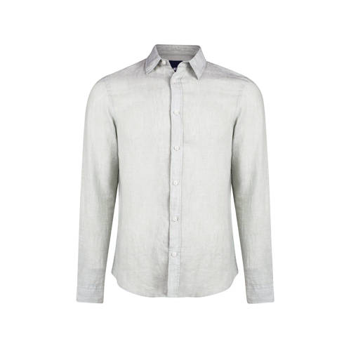 We Fashion Linnen Slim Fit Overhemd Mintgrijs we fashion kopen in de aanbieding We Fashion Linnen Slim Fit Overhemd Mintgrijs we fashion kopen in de aanbieding