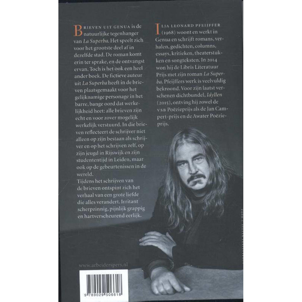 Ilja Leonard Pfeijffer Brieven uit Genua wehkamp Ilja Leonard Pfeijffer Brieven uit Genua wehkamp