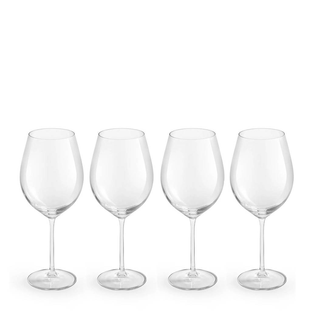 Royal Leerdam Finesse Enology rode wijnglas (set van 4), Transparant