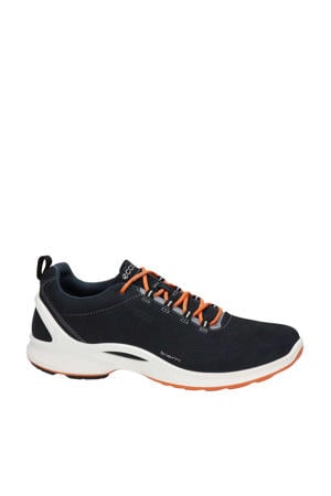 Biom Fjuel nubuck lage wandelschoenen donkerblauw