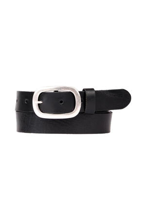 leren riem zwart