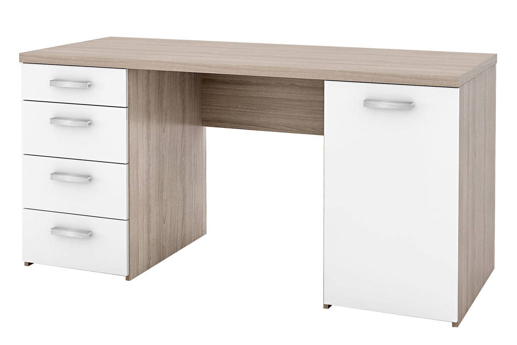 Bureau Britt, Eiken/wit