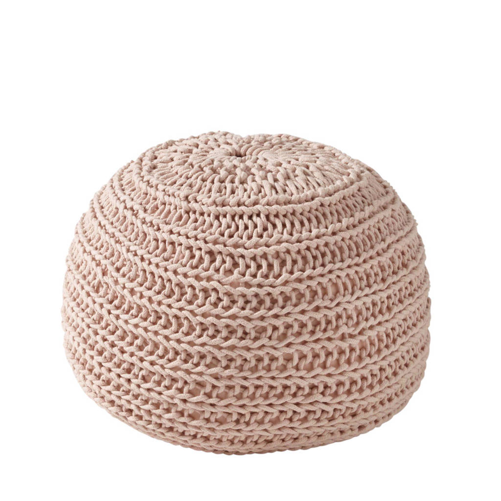 OVERSEAS poef (50x30 cm), Roze