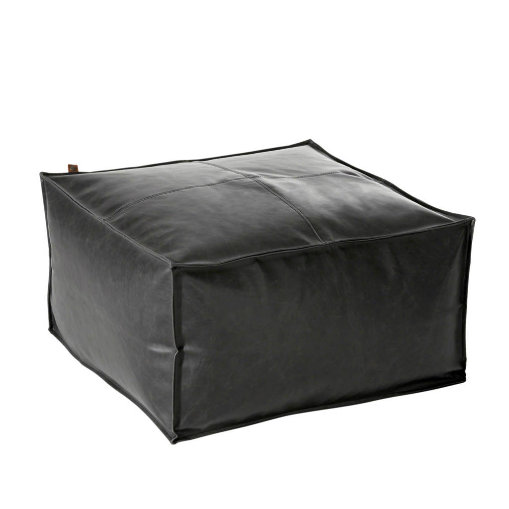 OVERSEAS poef (60x30 cm), Zwart