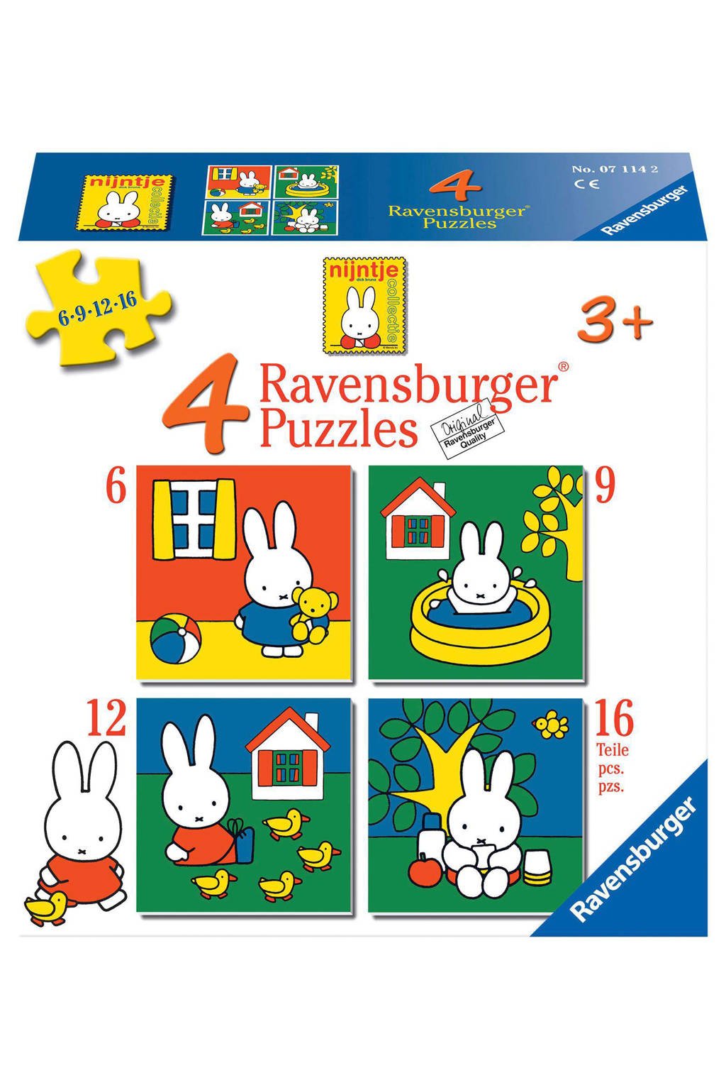 Ravensburger nijntje nijntje  legpuzzel 16 stukjes