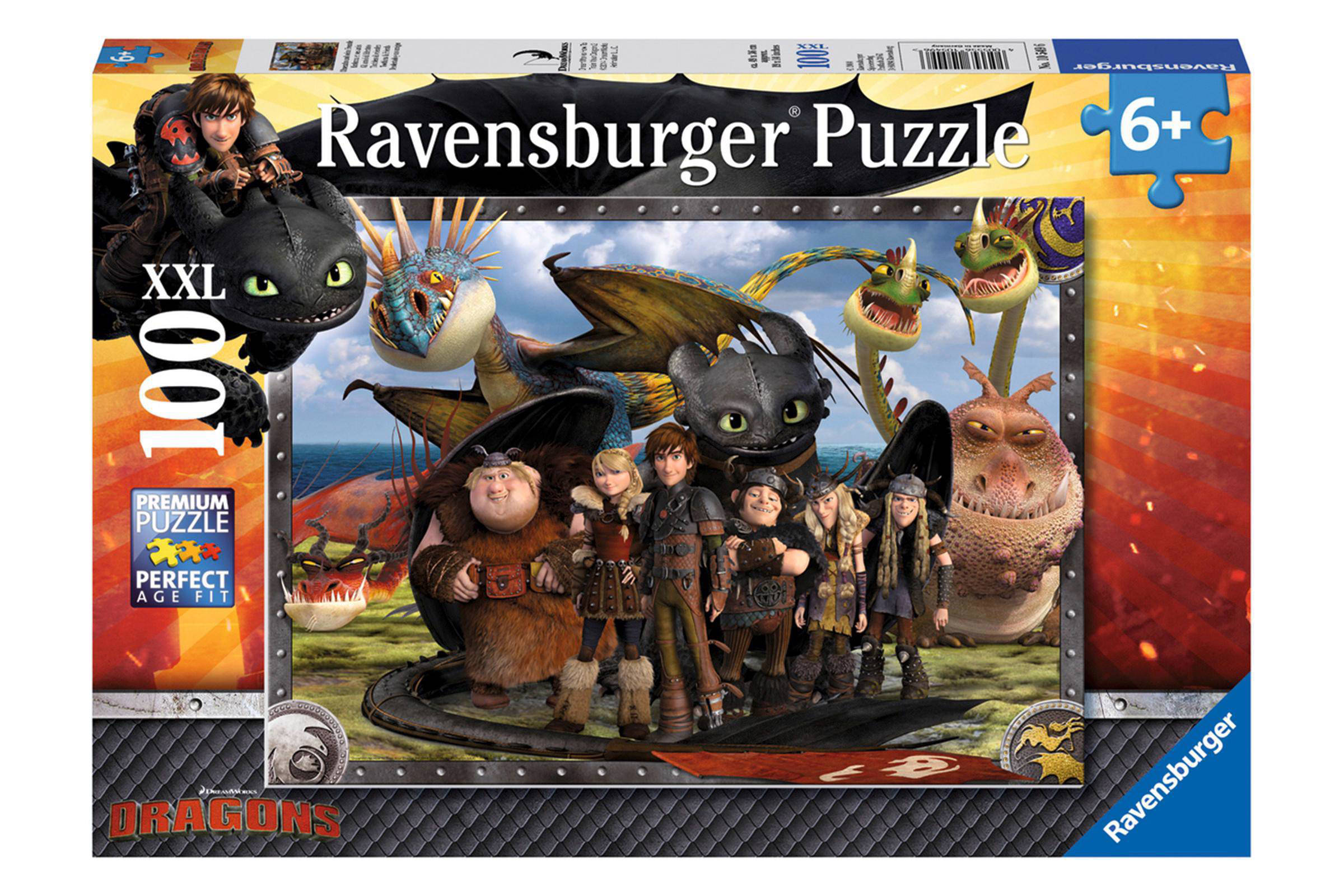 Email schrijven regiment Verlaten Ravensburger How To Train Your Dragon 2 puzzel 100 stukjes -  Woodywoodtoys.nl