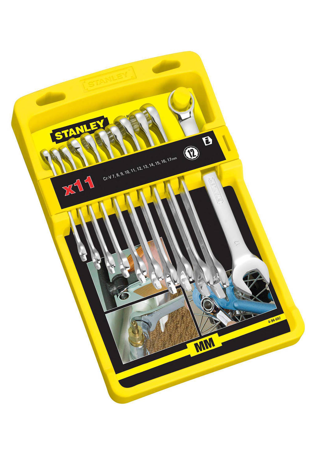 Stanley DIY ringsteeksleutelset (11st)