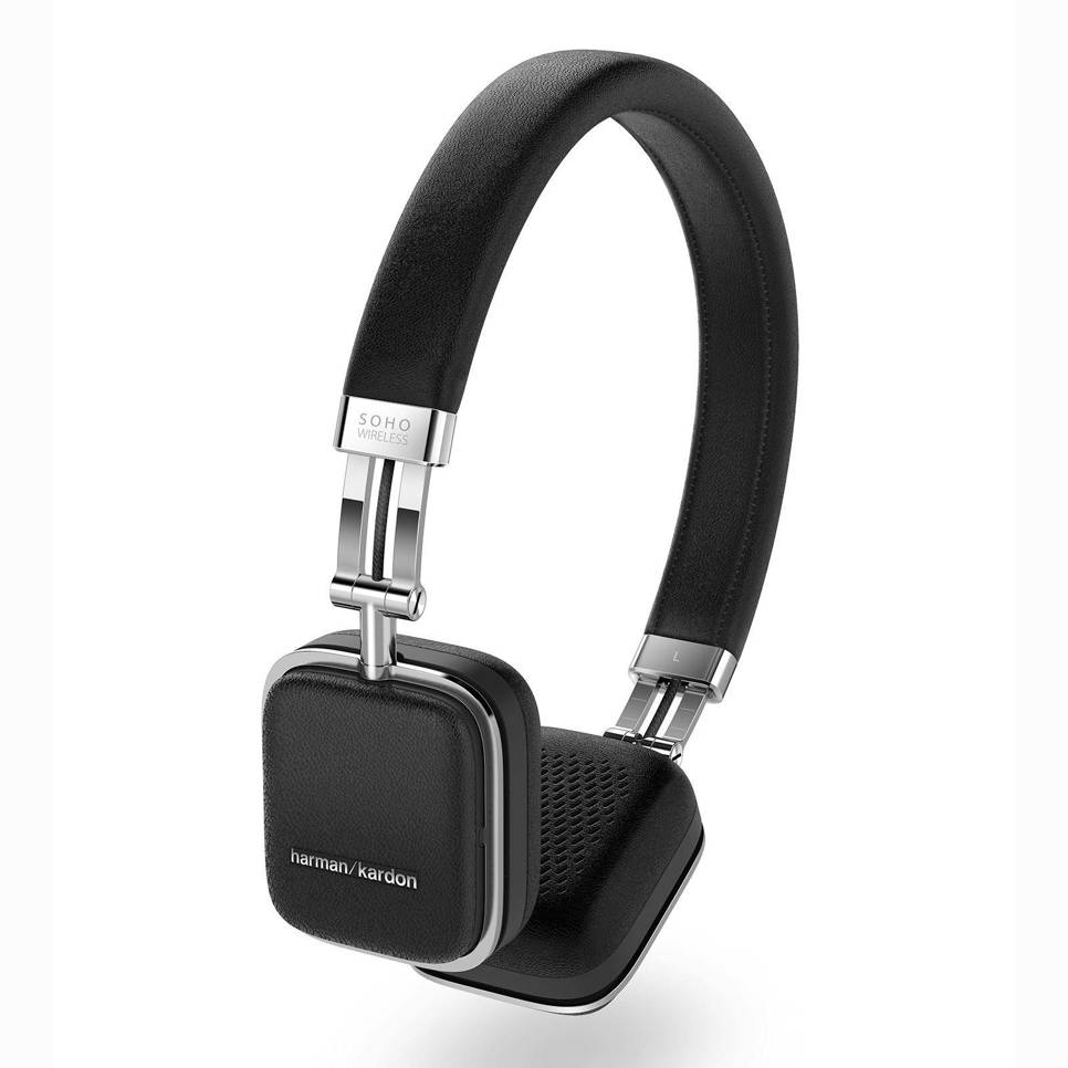 Harman Kardon SOHO on-ear bluetooth koptelefoon zwart, Zwart