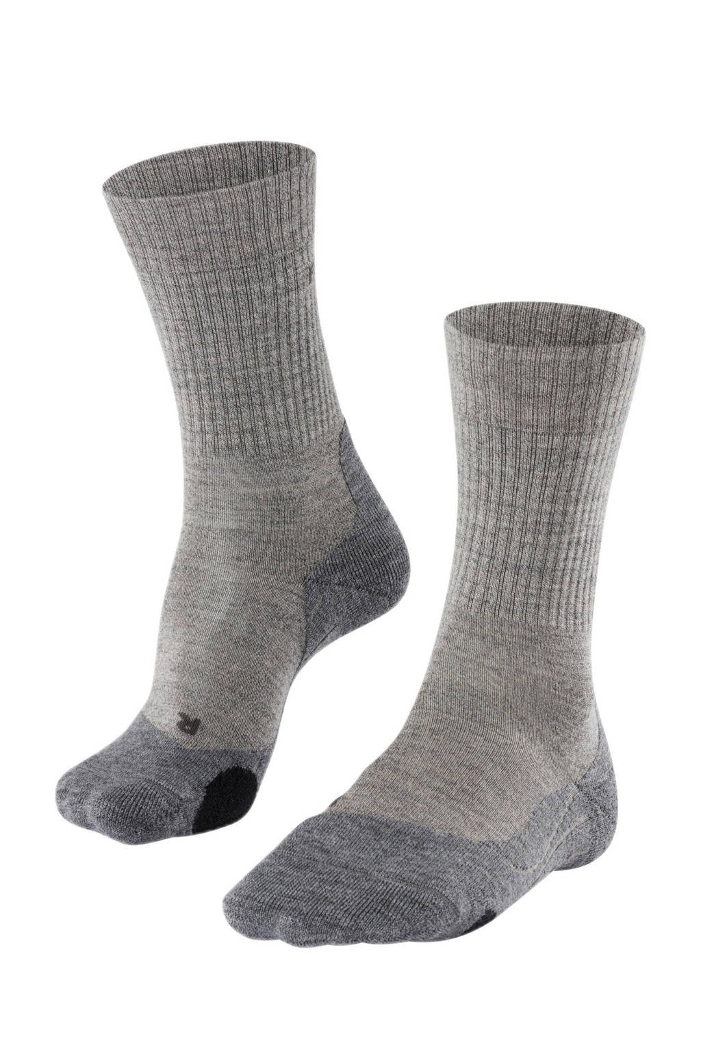 Falke Sport TK2 Wool wandelsokken, Grijs/zwart