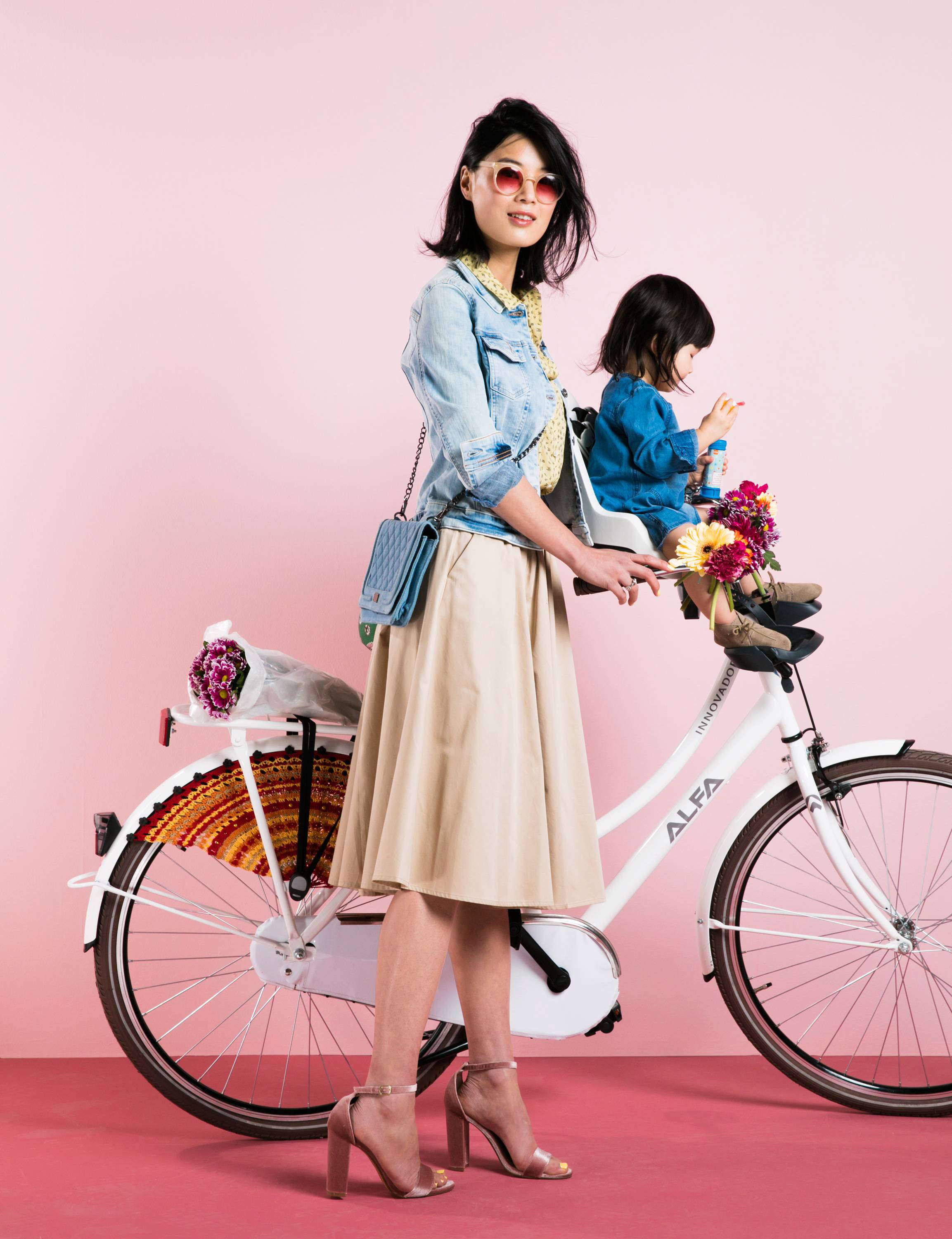 Bobike ONE Maxi fietsstoeltje achter snow white | wehkamp