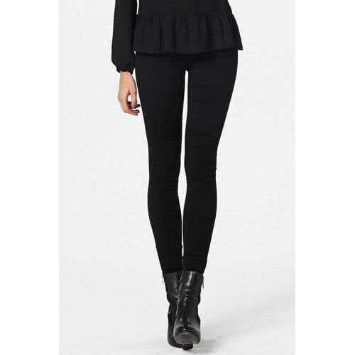 ONLY high waist skinny jeans ONLROYAL black regular afbeelding