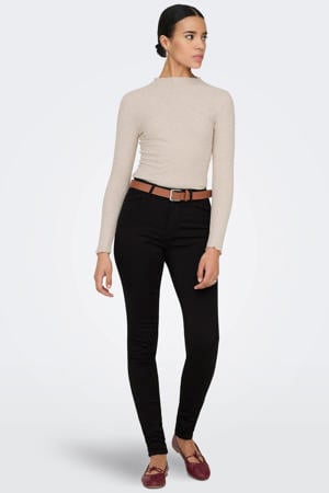 high waist skinny jeans ONLROYAL black regular