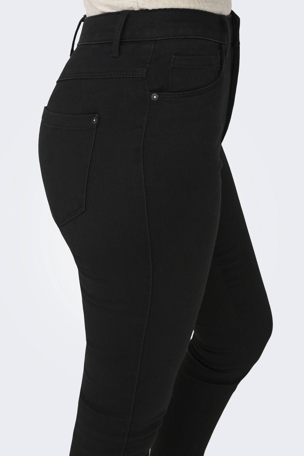 ONLY high waist skinny jeans ONLROYAL black regular