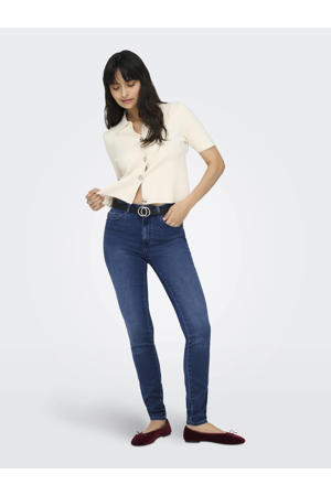 high waist skinny jeans ONLROYAL medium blue denim regular