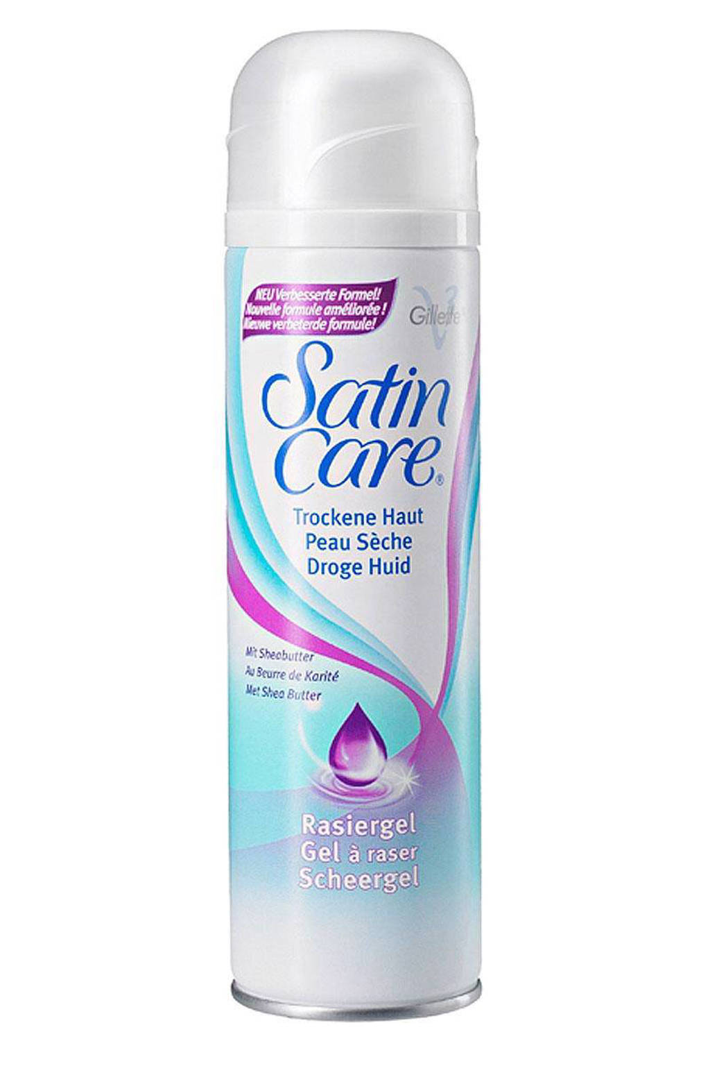 Gillette Venus Satin Care shea butter scheergel