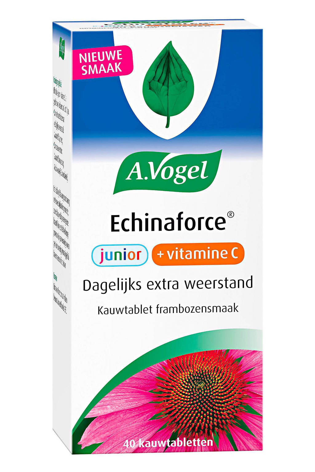 A.Vogel Echinaforce Junior vitamine C + Q10 kauwtabletten - 40 stuks