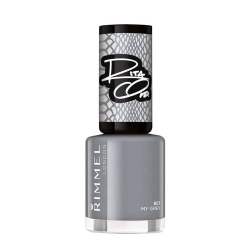 Rimmel London 60 Seconds Supershine Nailpolish By Rita 807 My Grey rimmel london kopen in de aanbieding