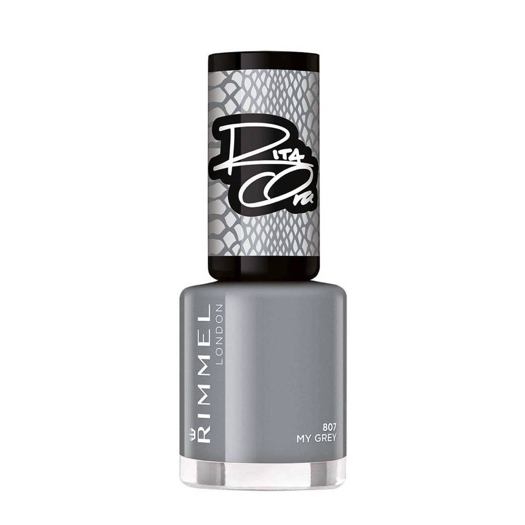 Rimmel London 60 seconds supershine nailpolish by Rita - 807 My Grey, 807 My Grey