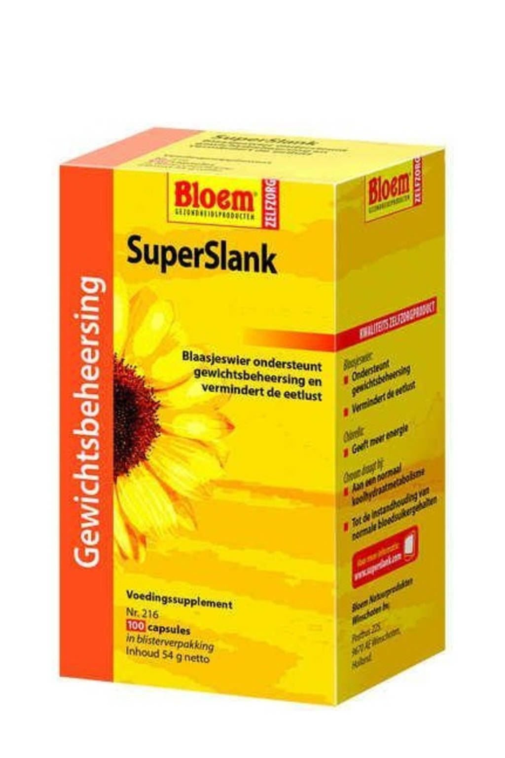 Bloem SuperSlank capsules - 100 stuks