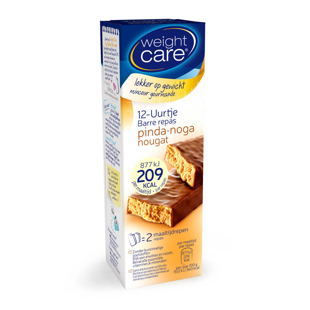 Weight Care 12-uurtje Pinda-Noga - 1 pak 2 stuks, Pinda/noga