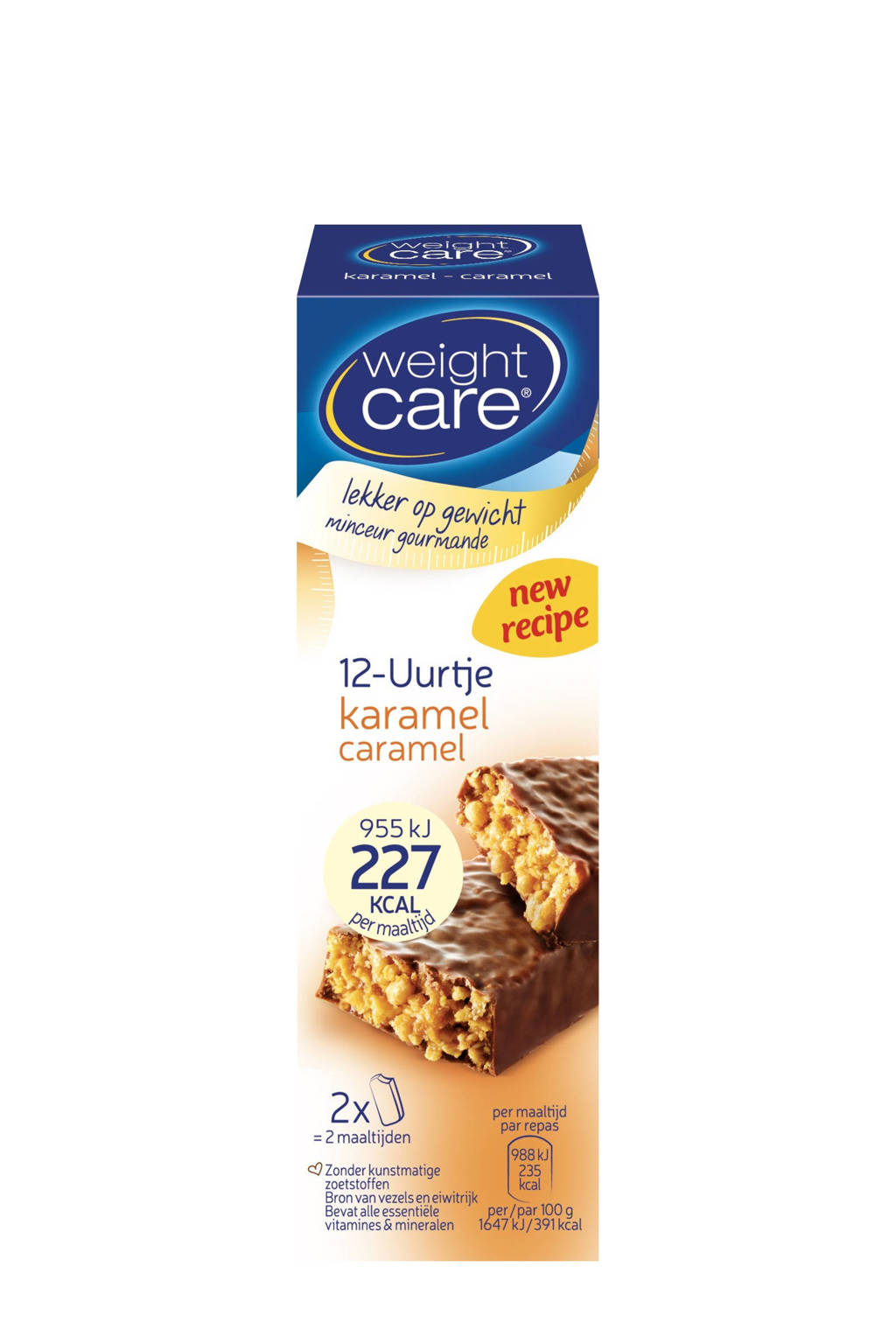 Weight Care 12-uurtje Karamel - 1 pak 2 stuks