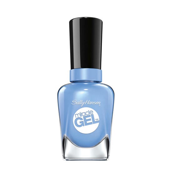 blauwe nagellak