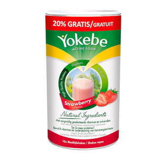 naturel aardbei maaltijdshake