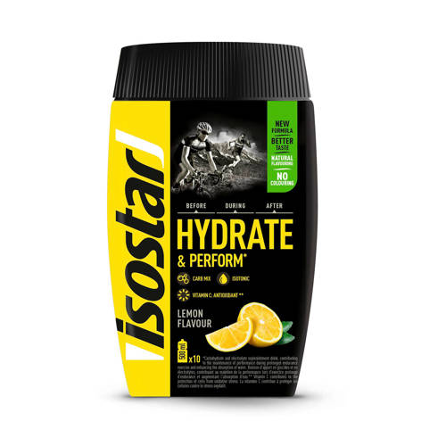 Isostar Hydrate Perform Poeder Lemon 1 Blik 400 Gram isostar kopen in de aanbieding Isostar Hydrate Perform Poeder Lemon 1 Blik 400 Gram isostar kopen in de aanbieding