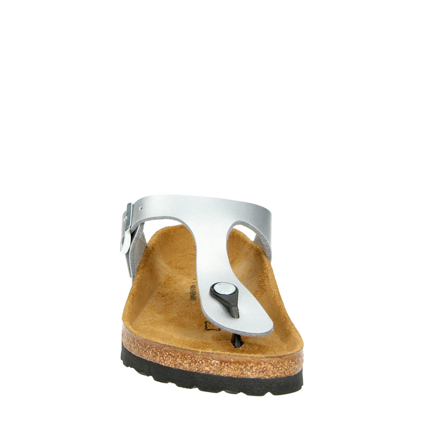 Birkenstock Gizeh teenslippers zilver | wehkamp