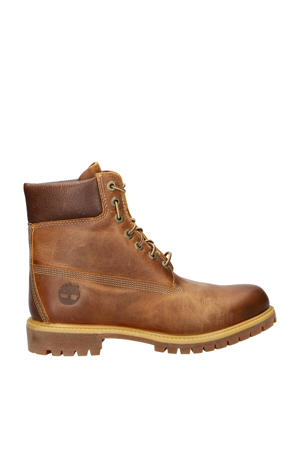Anniversary leren veterboots cognac