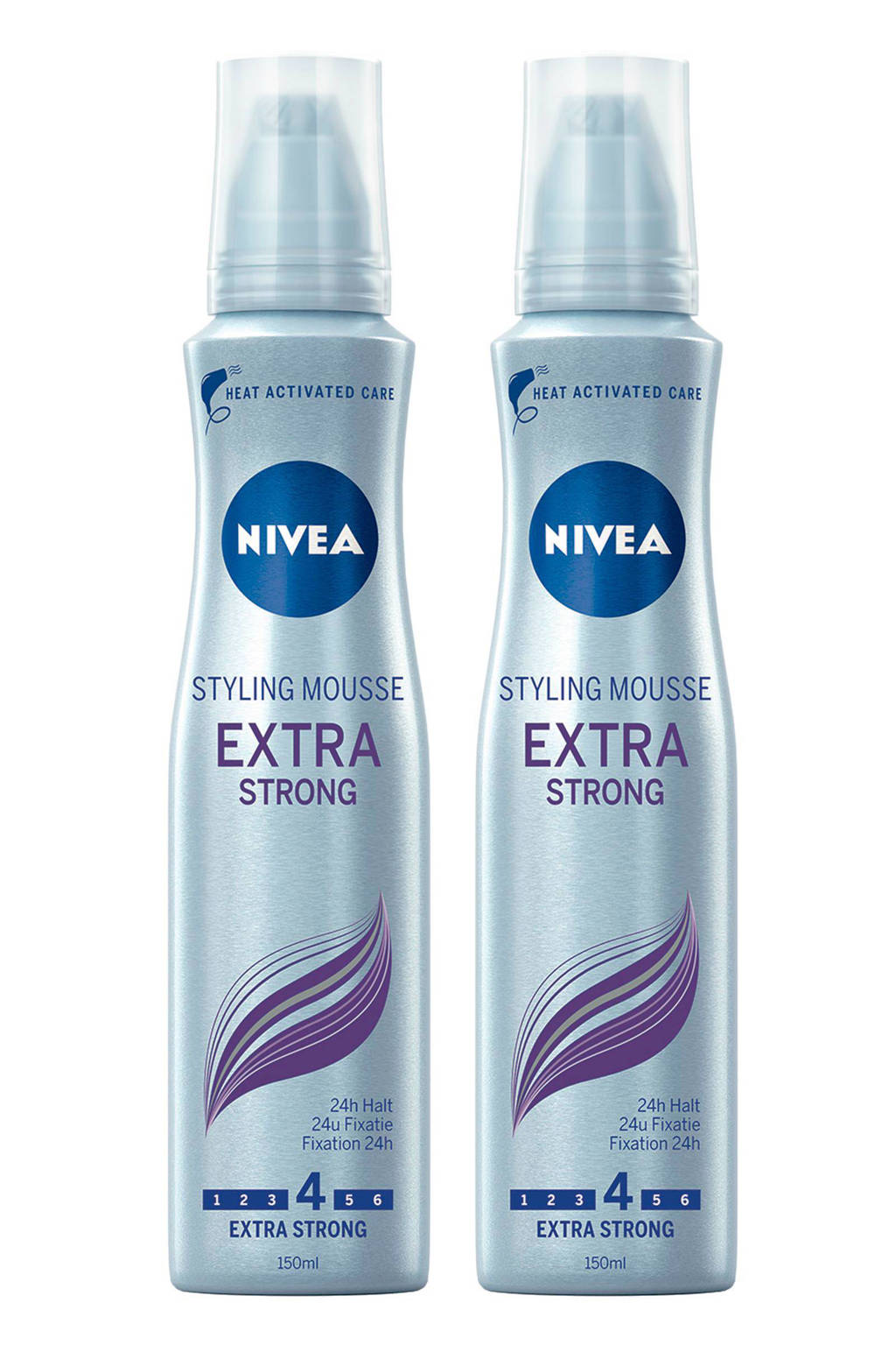 NIVEA Extra Strong haarmousse (2 stuks)