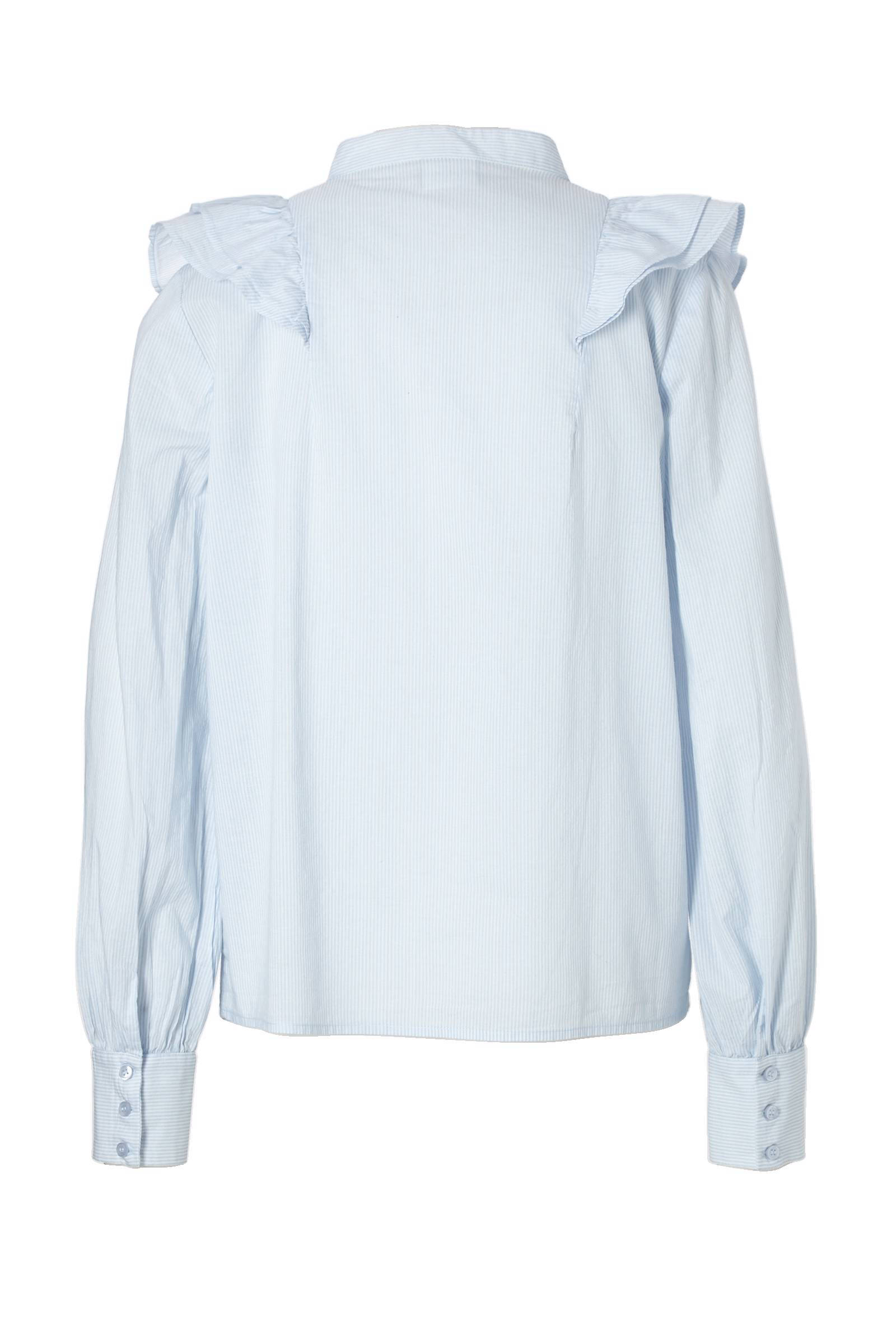 VILA gestreepte blouse met ruches | wehkamp VILA streepblouse met strik | wehkamp