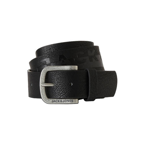 JACK & JONES leren riem JACHARRY zwart afbeelding