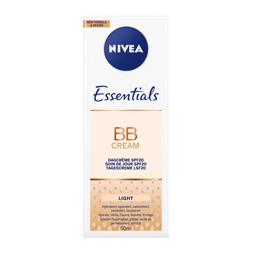 Nivea Essentials Bb Creme 6In1 Egaliserende Dagcreme Light 50Ml nivea kopen in de aanbieding Nivea Essentials Bb Creme 6In1 Egaliserende Dagcreme Light 50Ml nivea kopen in de aanbieding