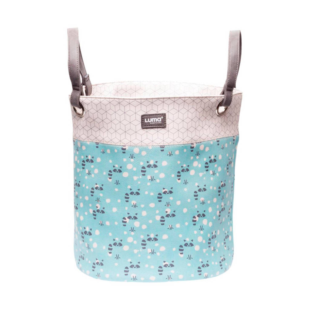 Luma speelgoedmand large racoon mint, Racoon Mint