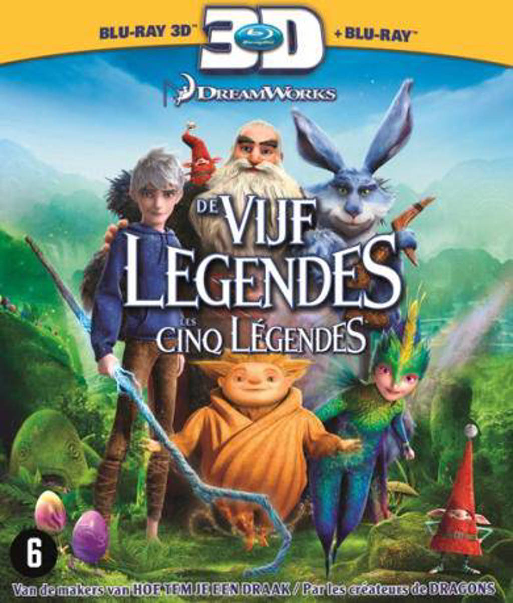 Vijf legendes (3D) (Blu-ray)