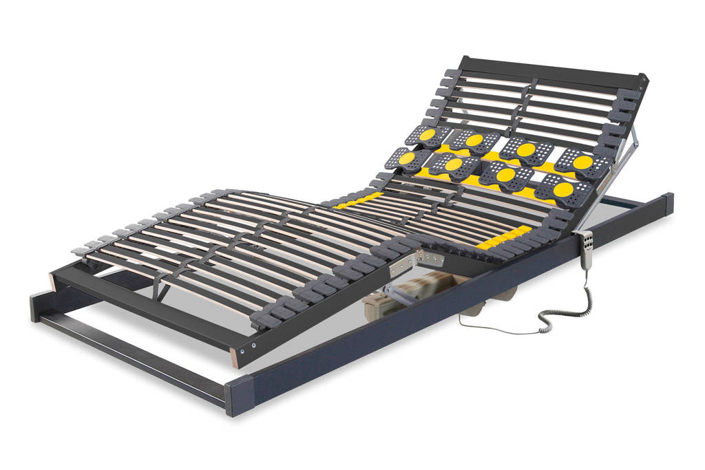 Beter Bed lattenbodem Bossflex 600 de luxe elektrisch, Antraciet
