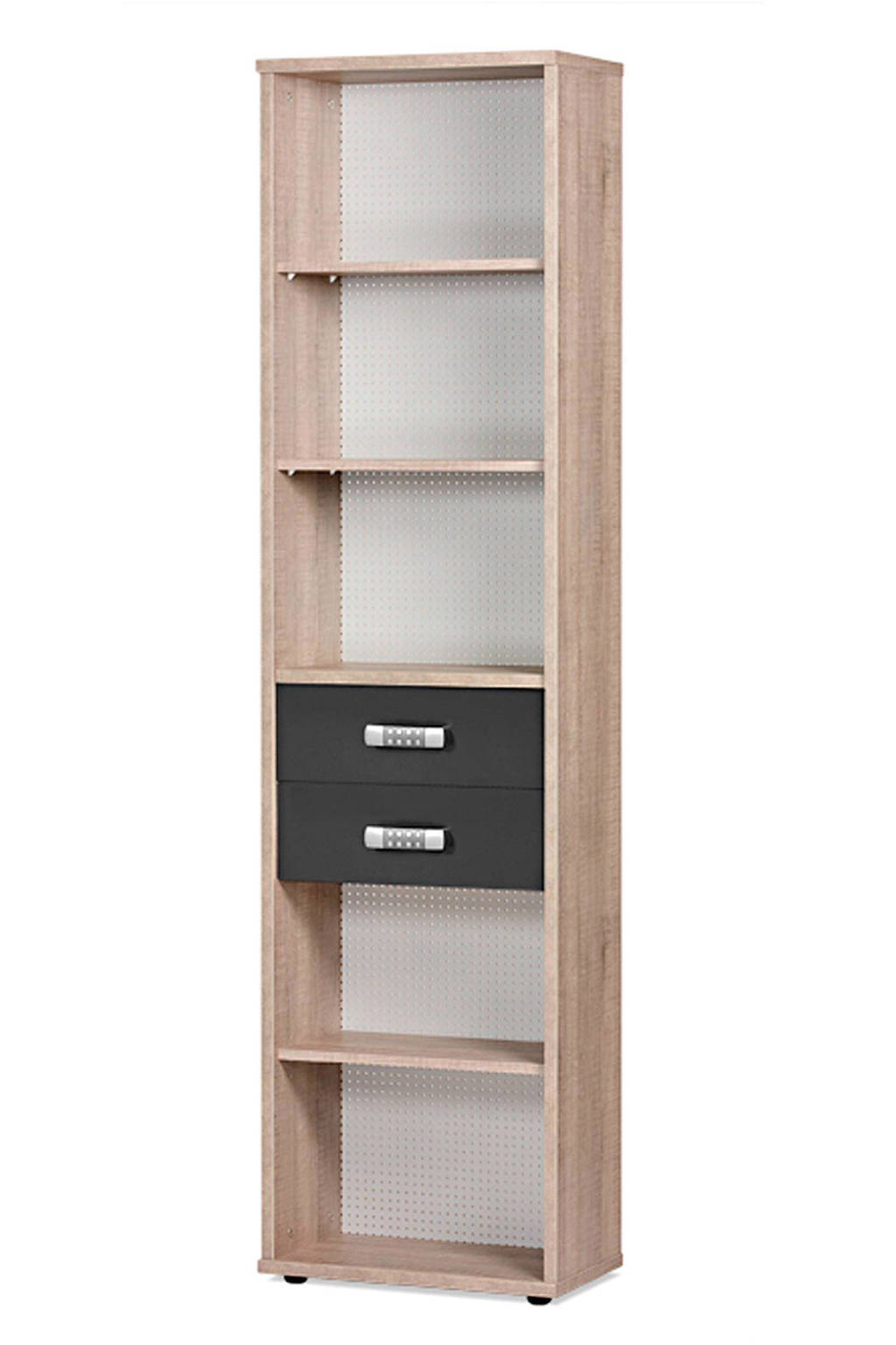 Beter Bed boekenkast Pep, Eiken/antraciet