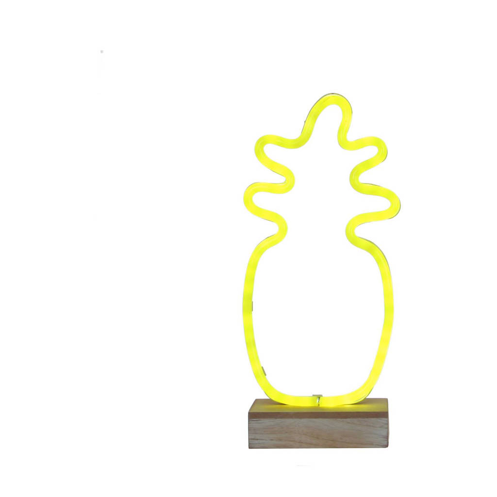 House of Seasons neonverlichting Ananas (led), Geel