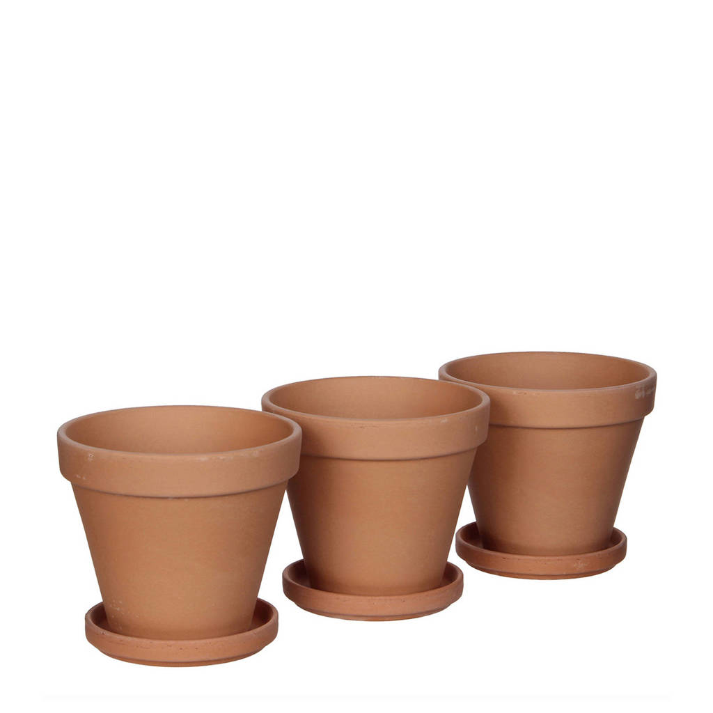 Mica Decorations bloempot Stan (set van 3), Terracotta