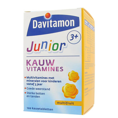 Davitamon Junior 3 Multiftuit 120 Kauwtabletten davitamon kopen in de aanbieding Davitamon Junior 3 Multiftuit 120 Kauwtabletten davitamon kopen in de aanbieding