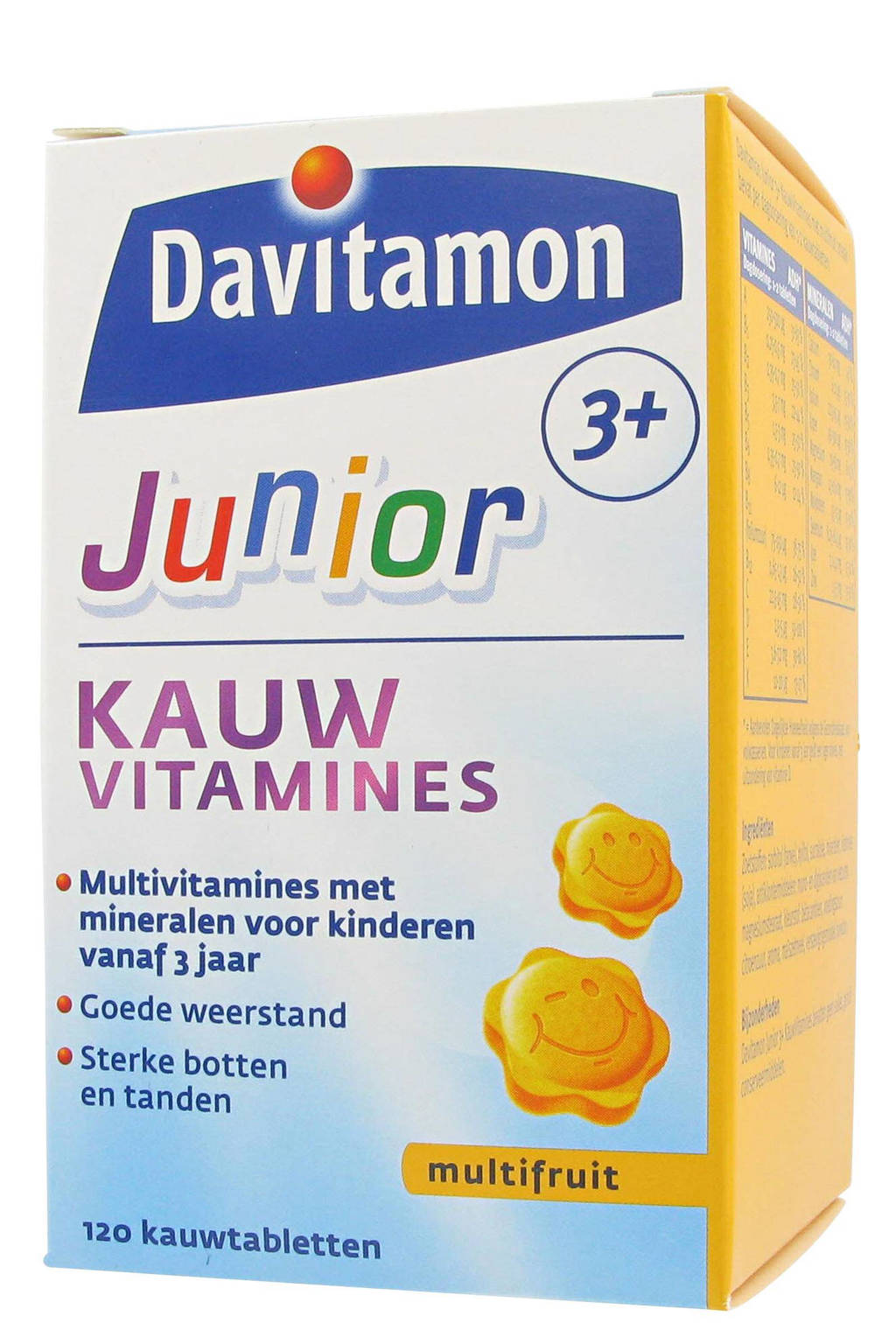 Davitamon Junior 3+ Multiftuit - 120 kauwtabletten
