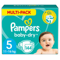 Pampers Baby-Dry maandbox maat 5 (11-16 kg) 144 luiers