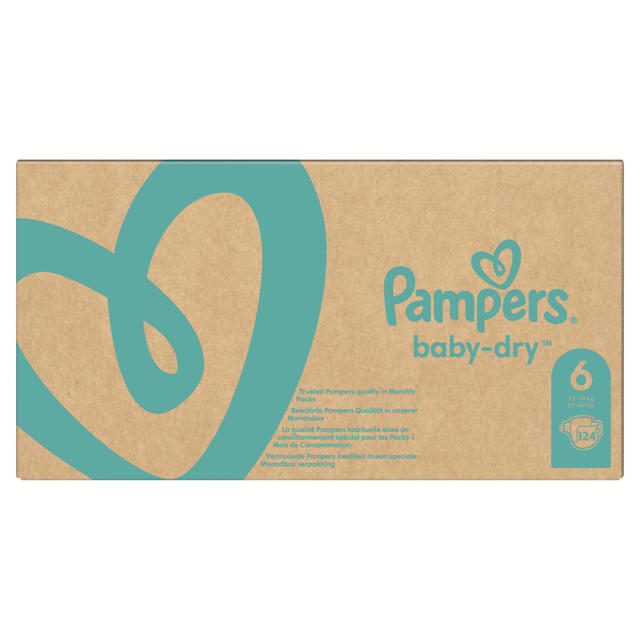 Pampers Baby-Dry maandbox maat 6 (13-18kg) - luiers | wehkamp