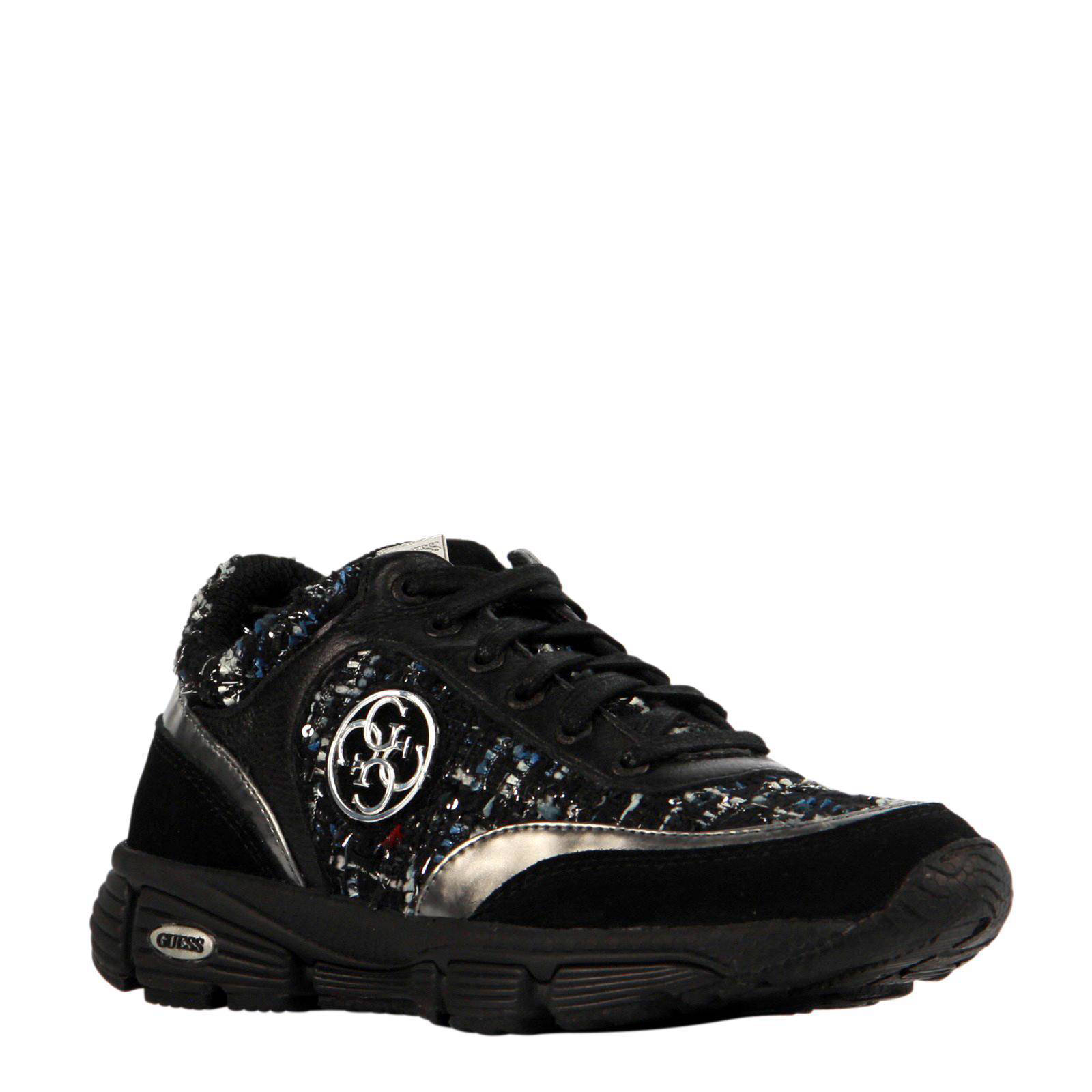Guess JUSTISE Wit - Schoenen Hoge sneakers Dames € 111,49