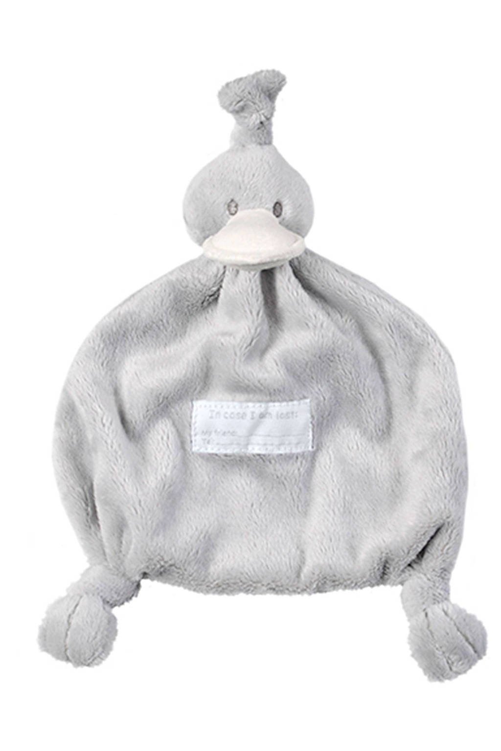 BamBam Duck Tuttle grijs knuffeldoekje, Grijs