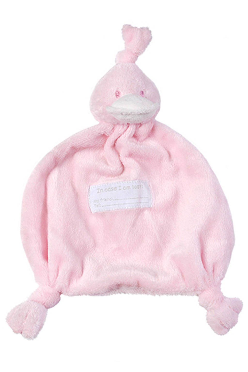 BamBam Duck Tuttle roze knuffeldoekje, Roze