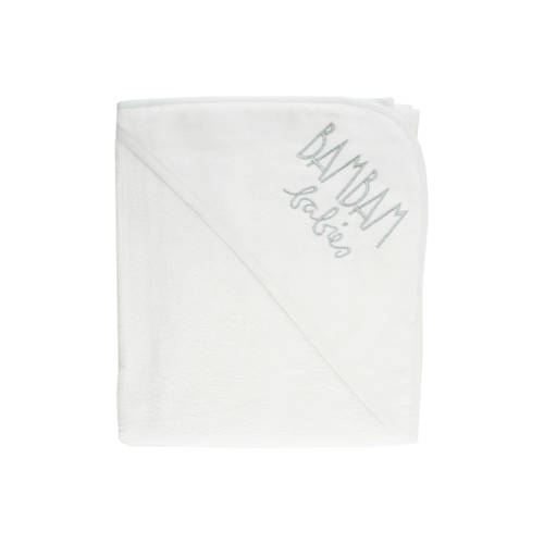 Bambam Badcape 75X75 Cm Wit bambam kopen in de aanbieding Bambam Badcape 75X75 Cm Wit bambam kopen in de aanbieding