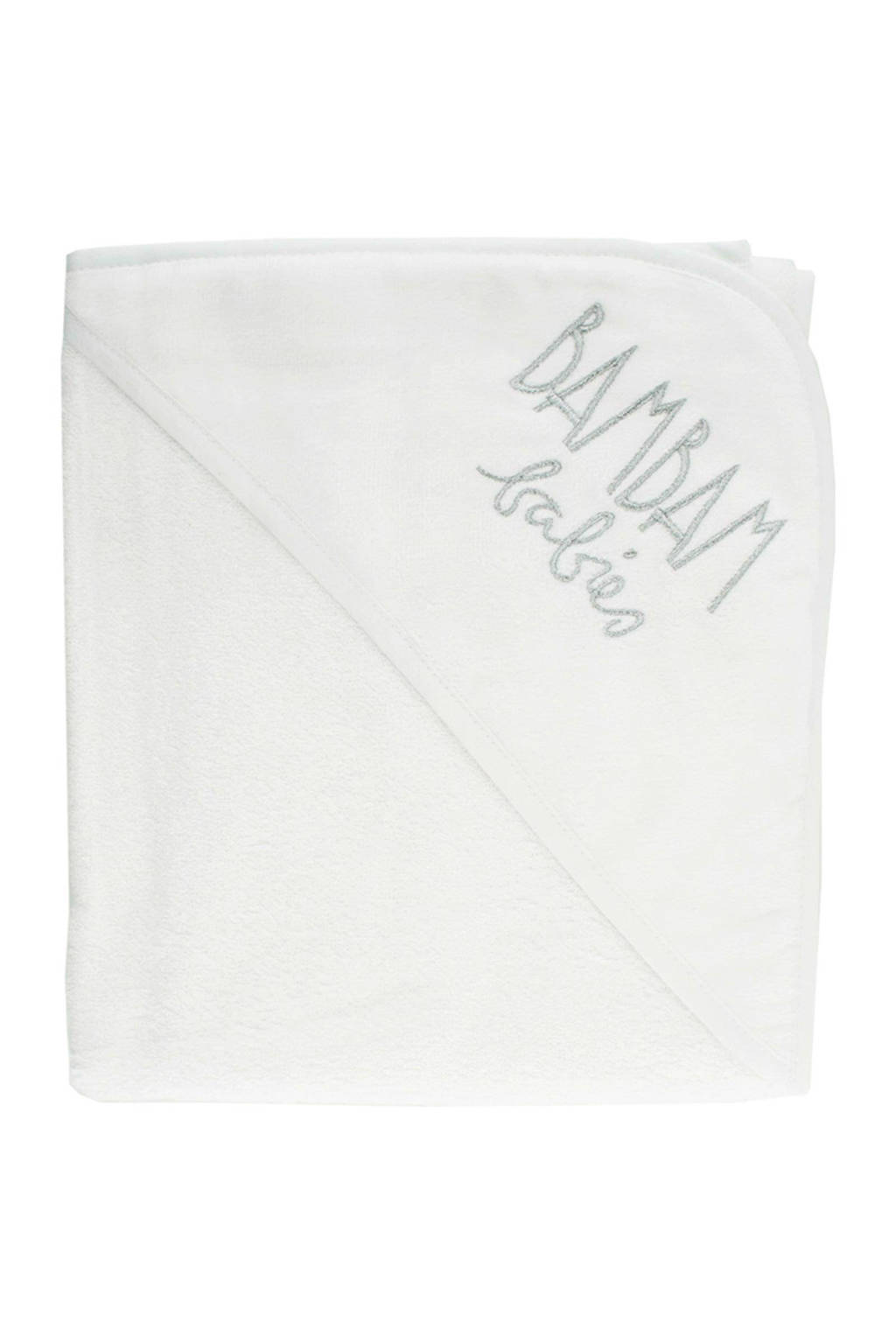 BamBam badcape 75x75 cm wit, Wit